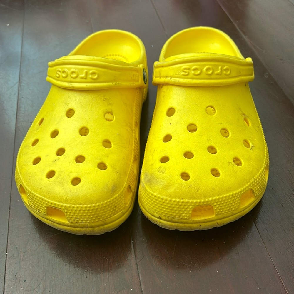 Yellow Crocs